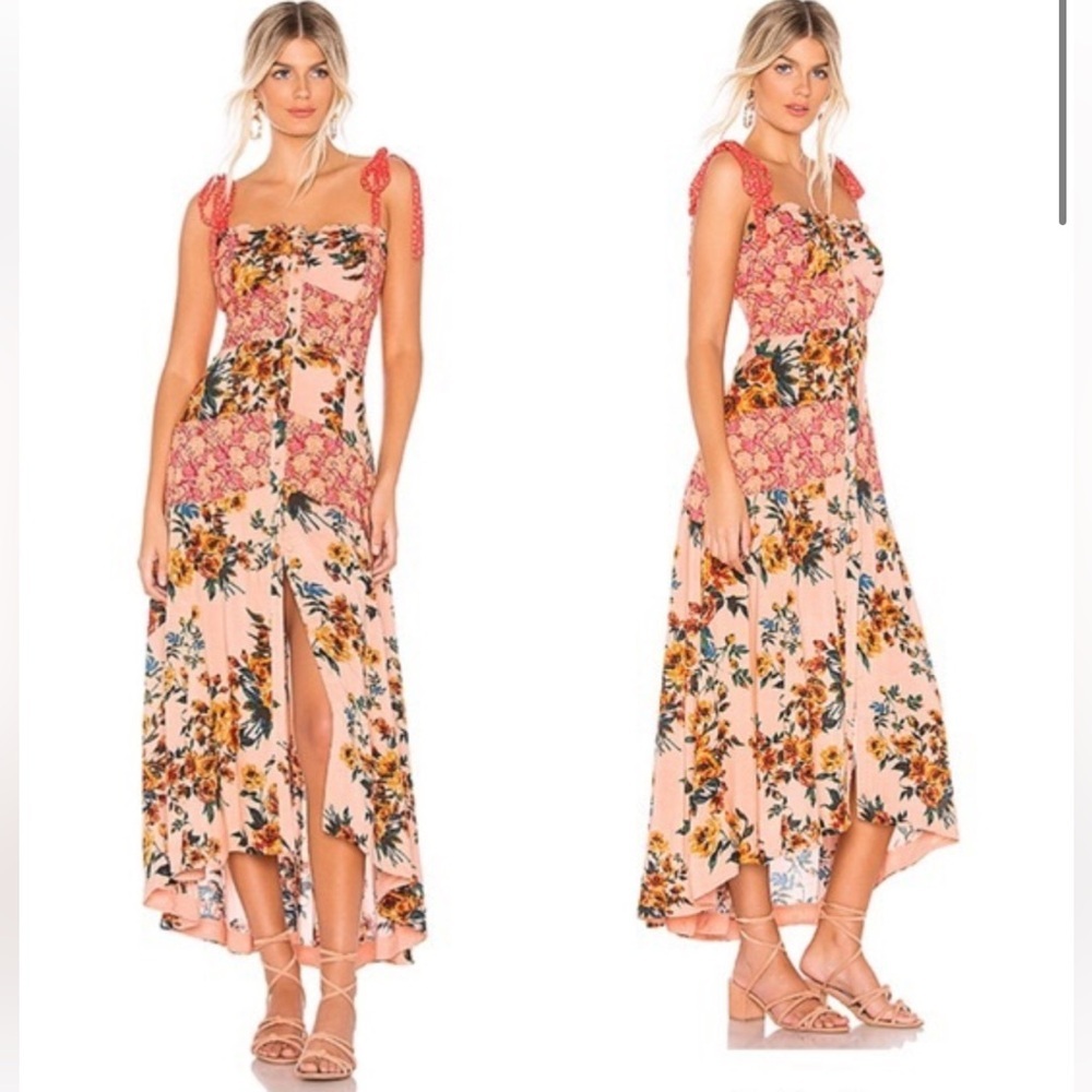 BNWT Free People Lover Boy Maxi Floral Dress - Picture 2 of 7
